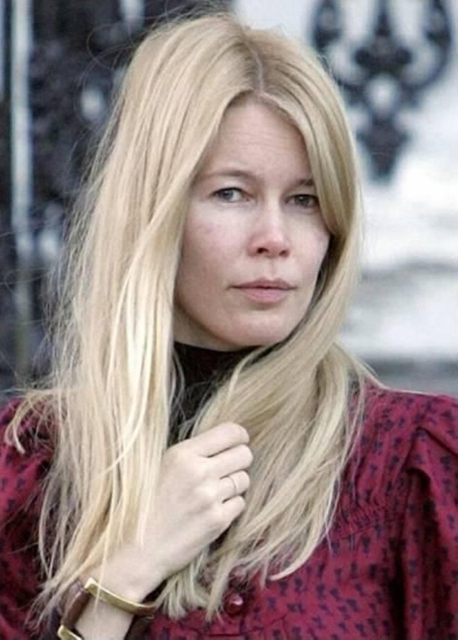 Claudia Schiffer sin maquillaje