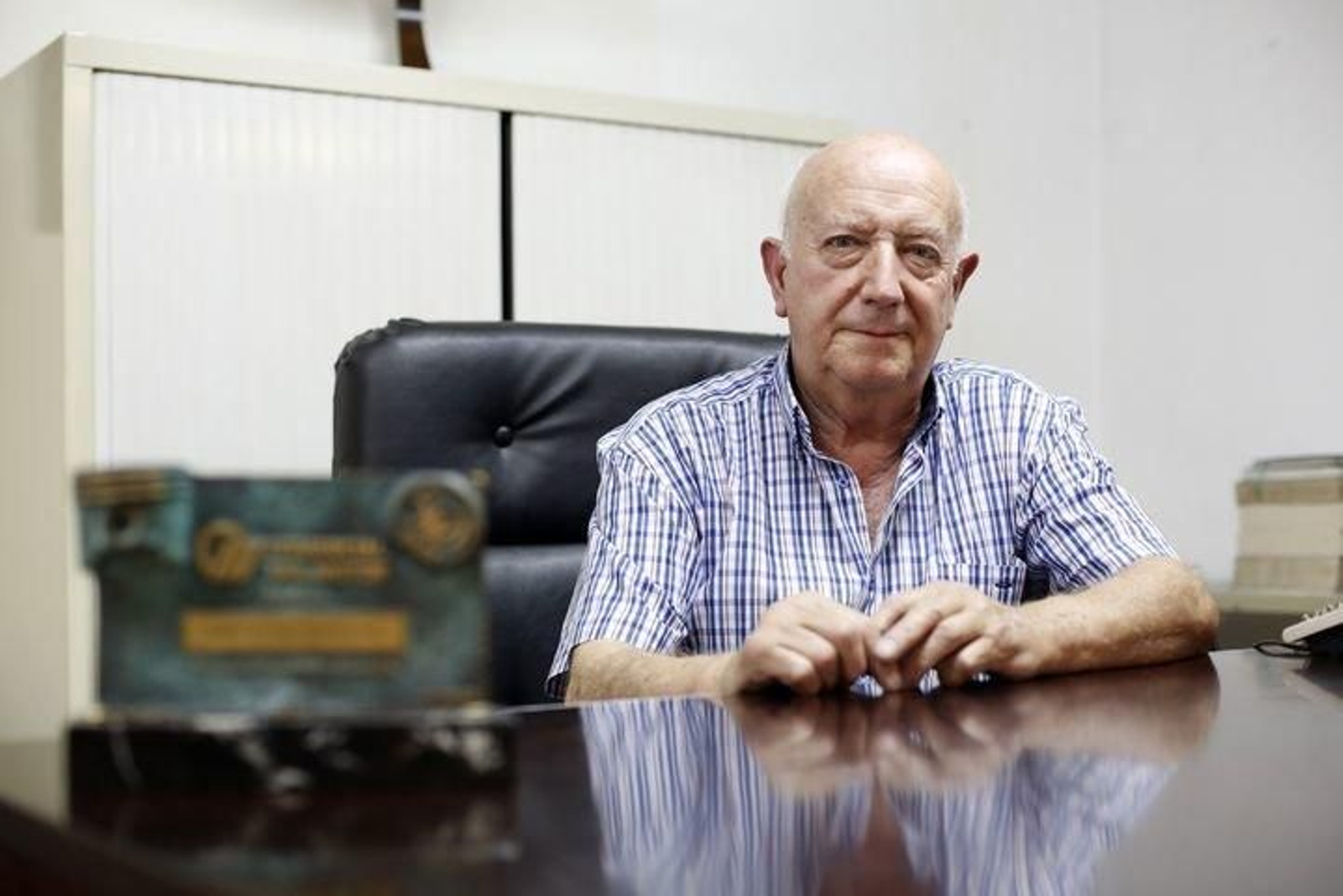 Manuel Álvarez Gil, presidente de la Asociación de Talleres.(X. FARIÑAS)