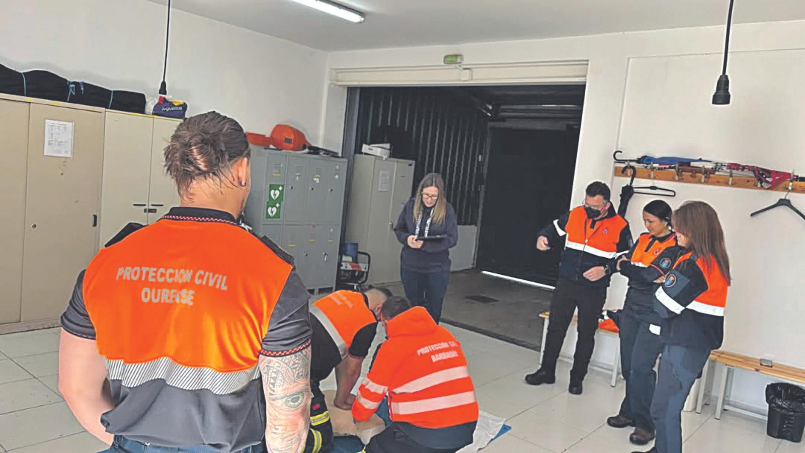 Apoyo de Protección Civil a las familias