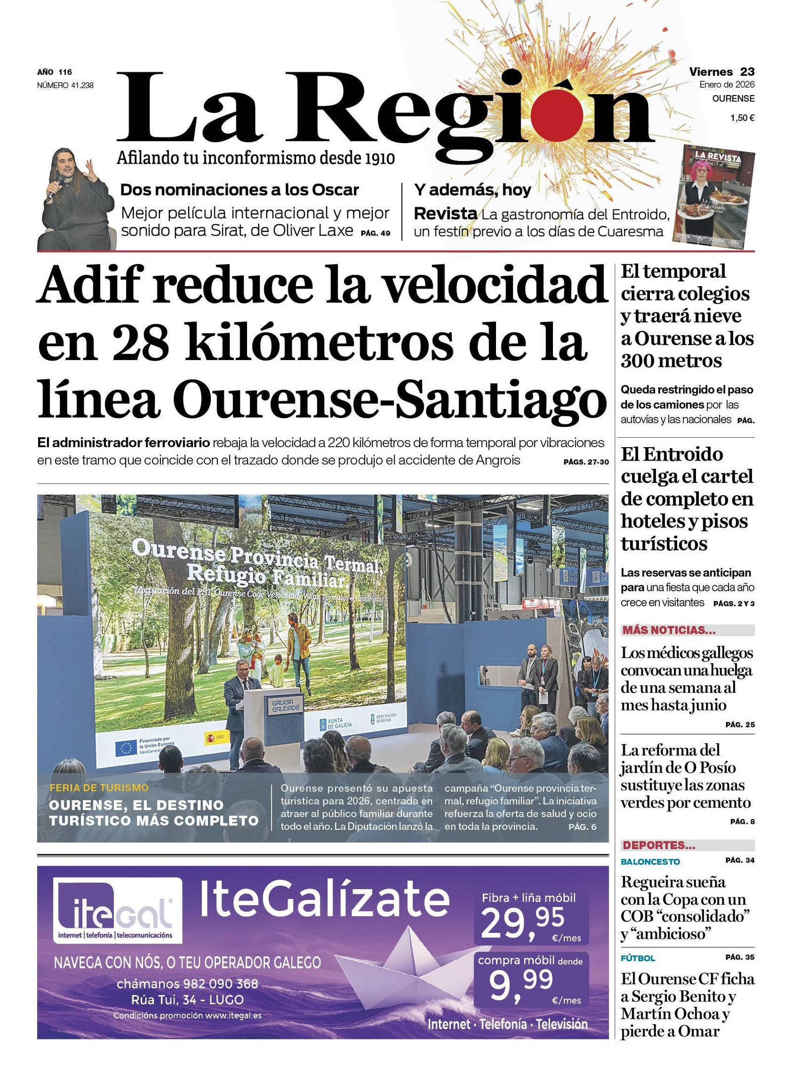 La portada de hoy