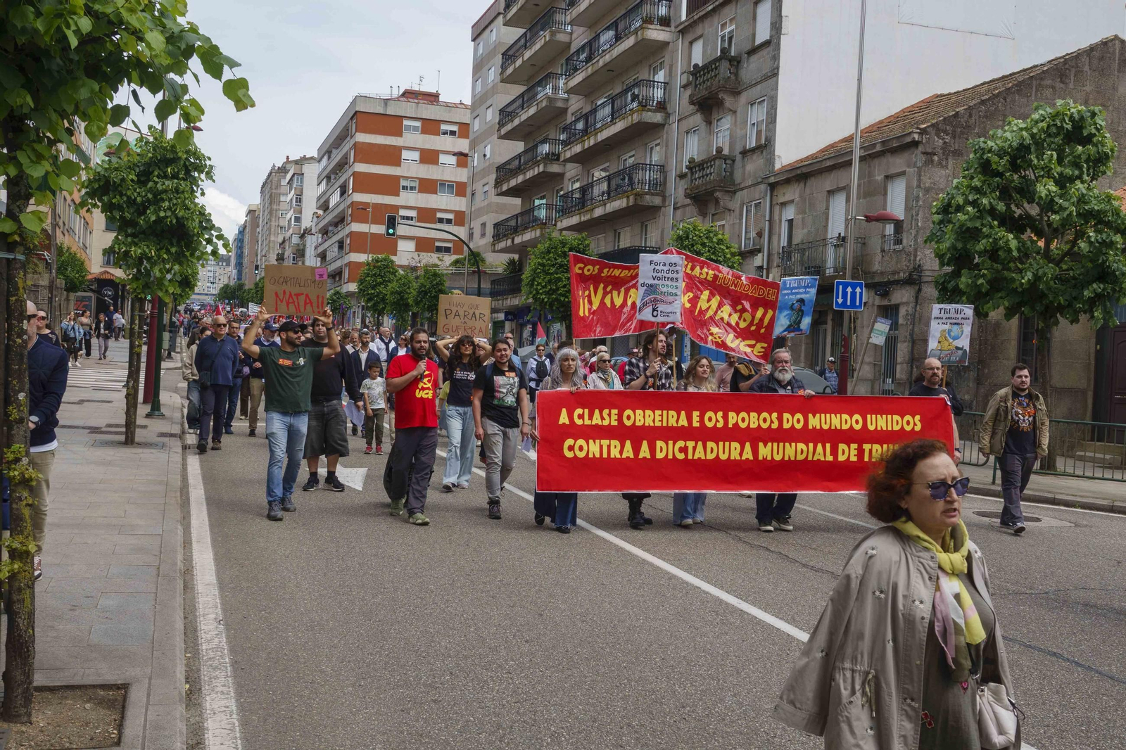 Galería | Jornada de reivindicaciones por el Día del Trabajador en Vigo