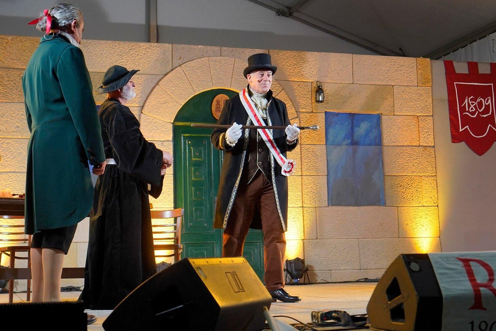 Representación de la destitución del alcalde Cairo.