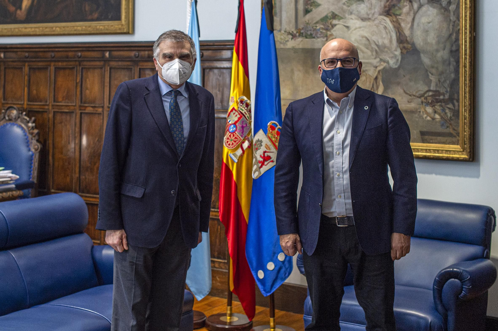 José Antonio Vázquez e Manuel Baltar.