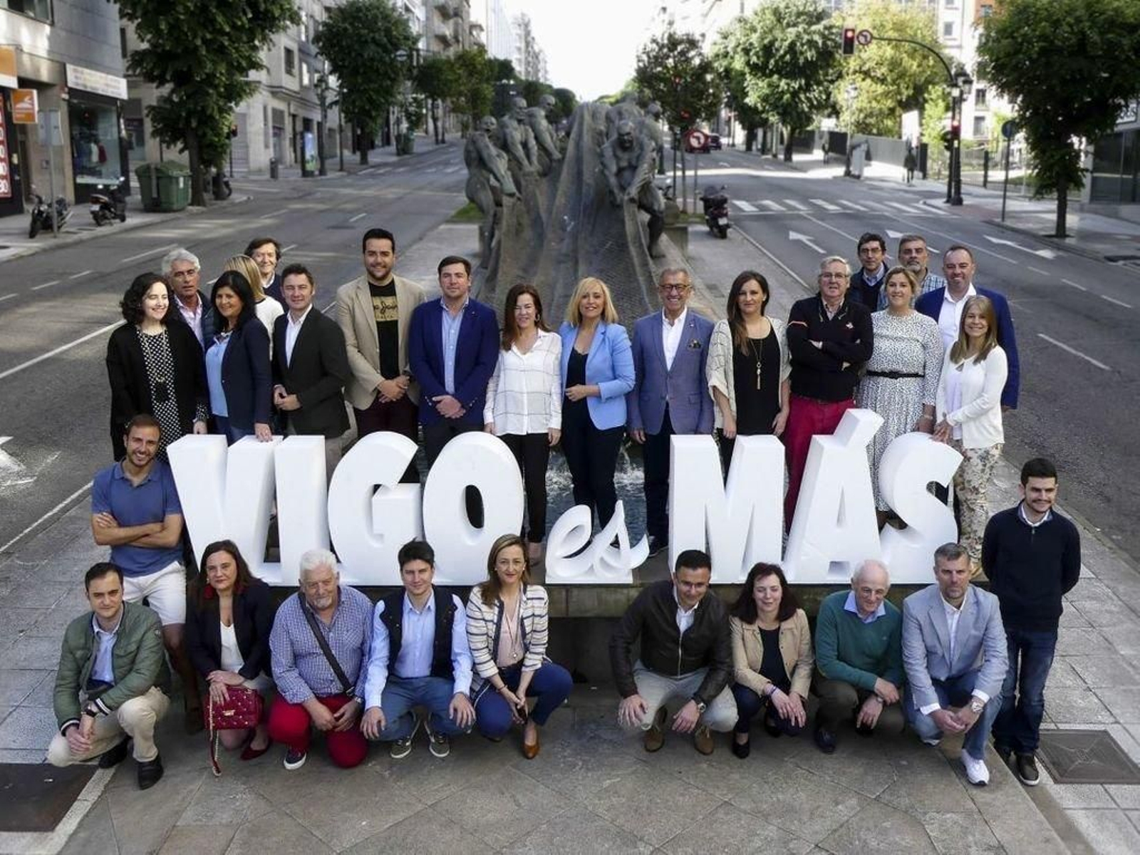 La candidatura del PP a las municipales de mayo.