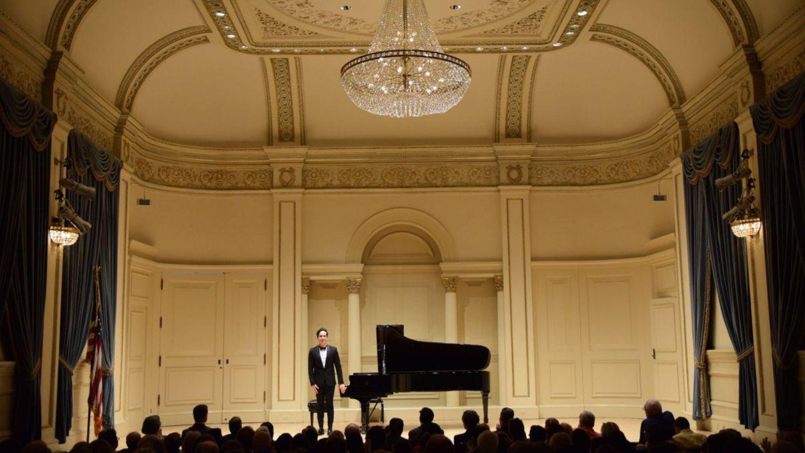 Fabio Álvarez en el Carnegie Hall de Nueva York.