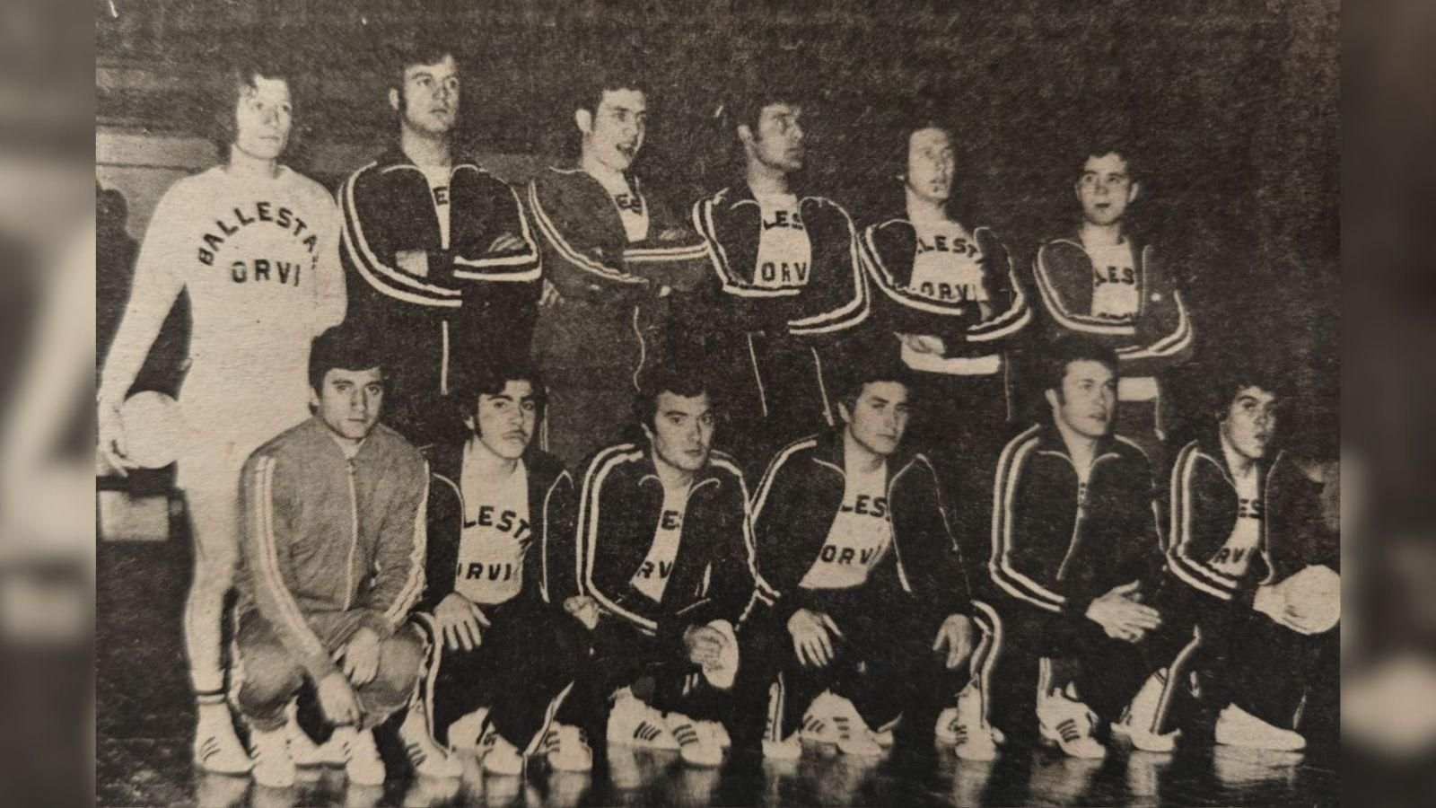 El Ballestas Orvi, el mejor equipo del balonmano orensano.