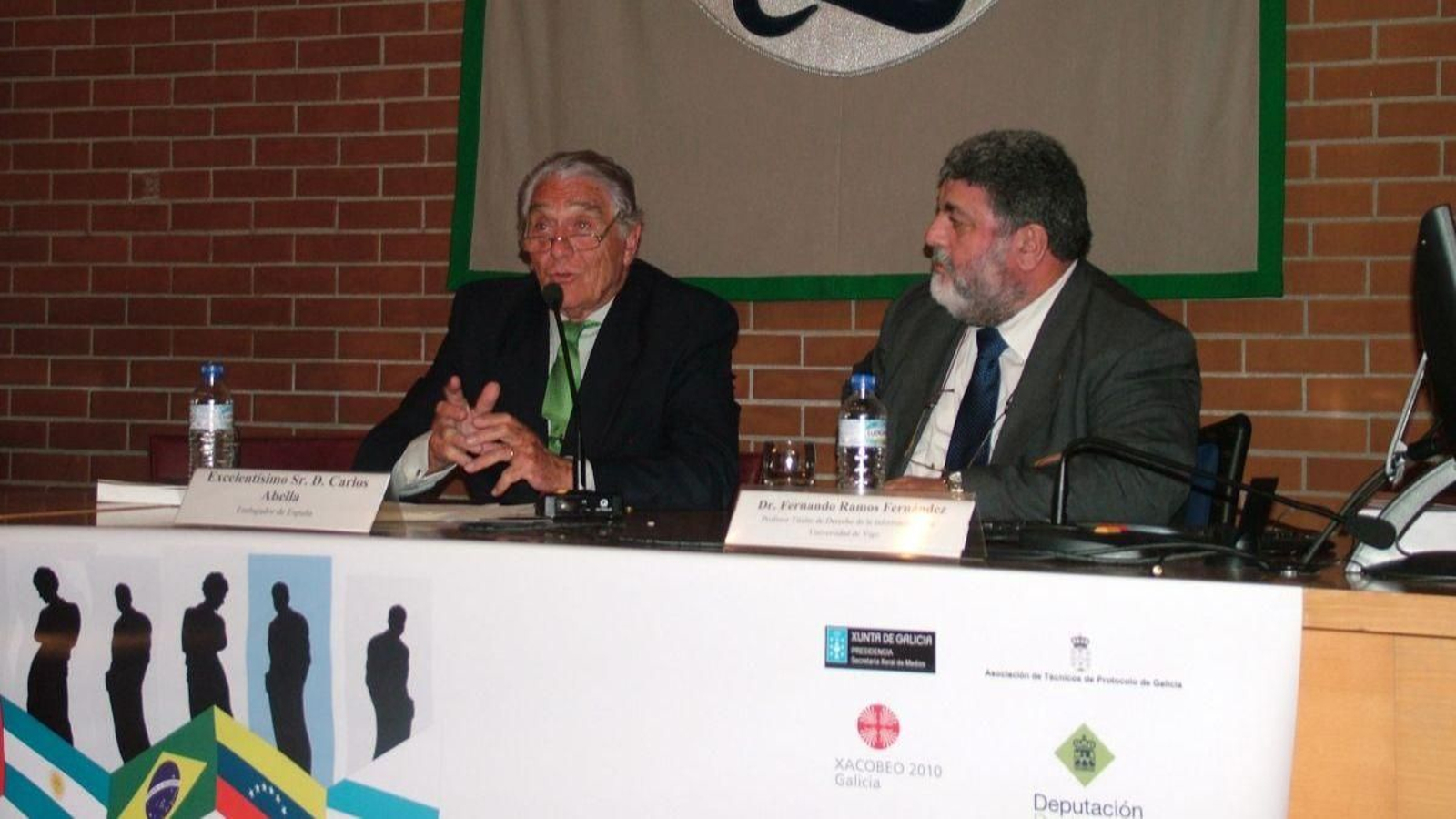 Carlos Abella en la Universidad de Vigo.