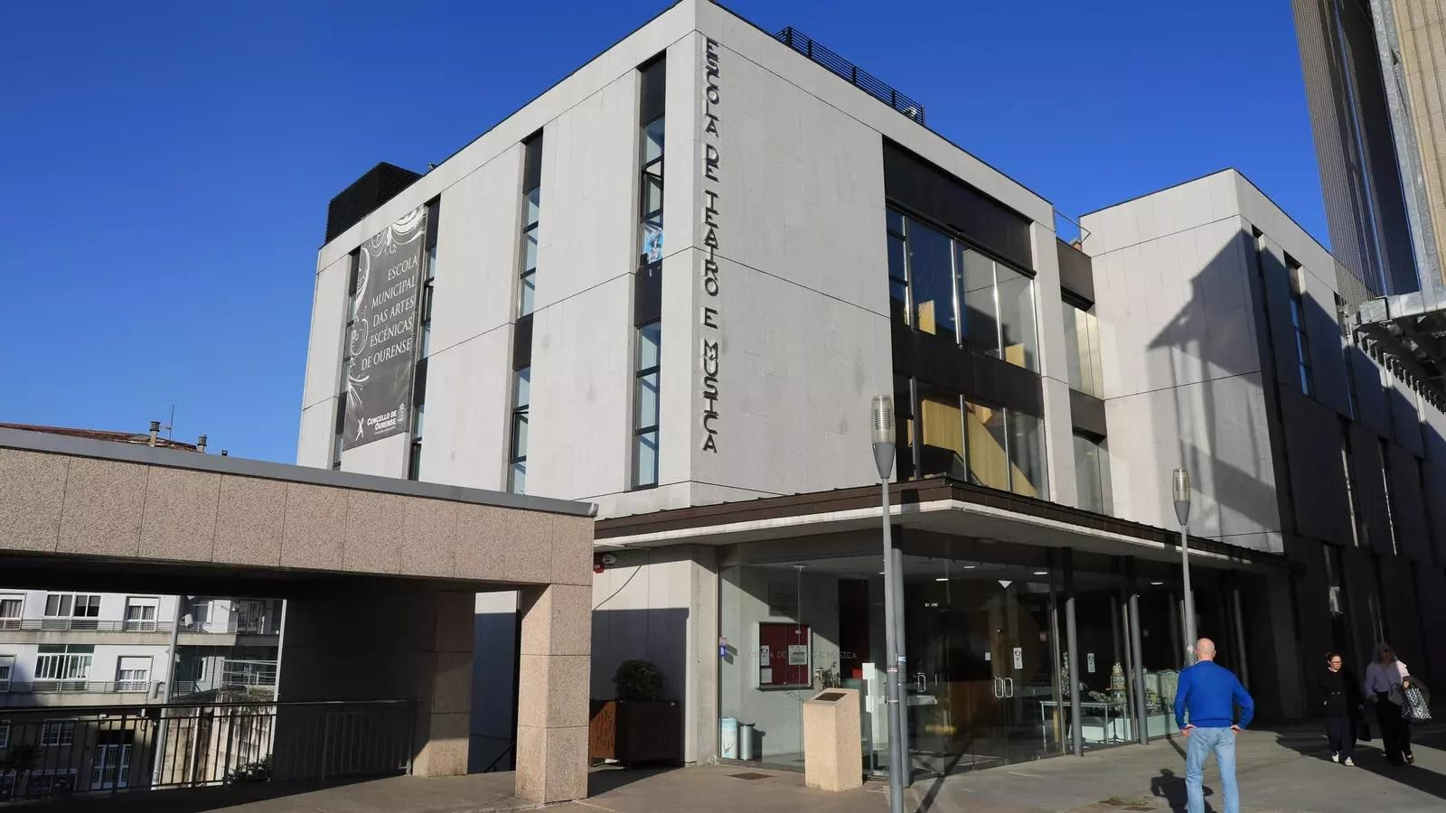 Exterior de la Escuela de Música Municipal de Ourense.