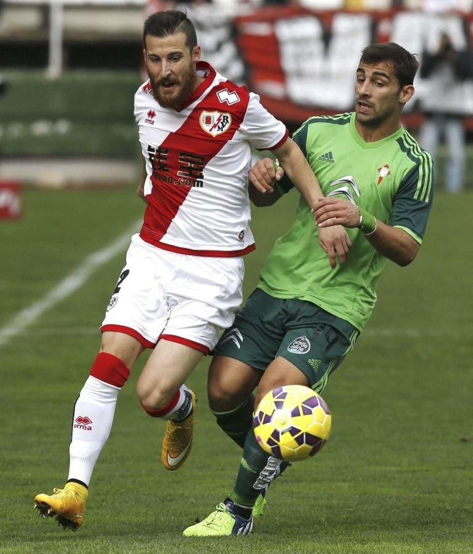 Tito y Jonny, ayer en Vallecas.