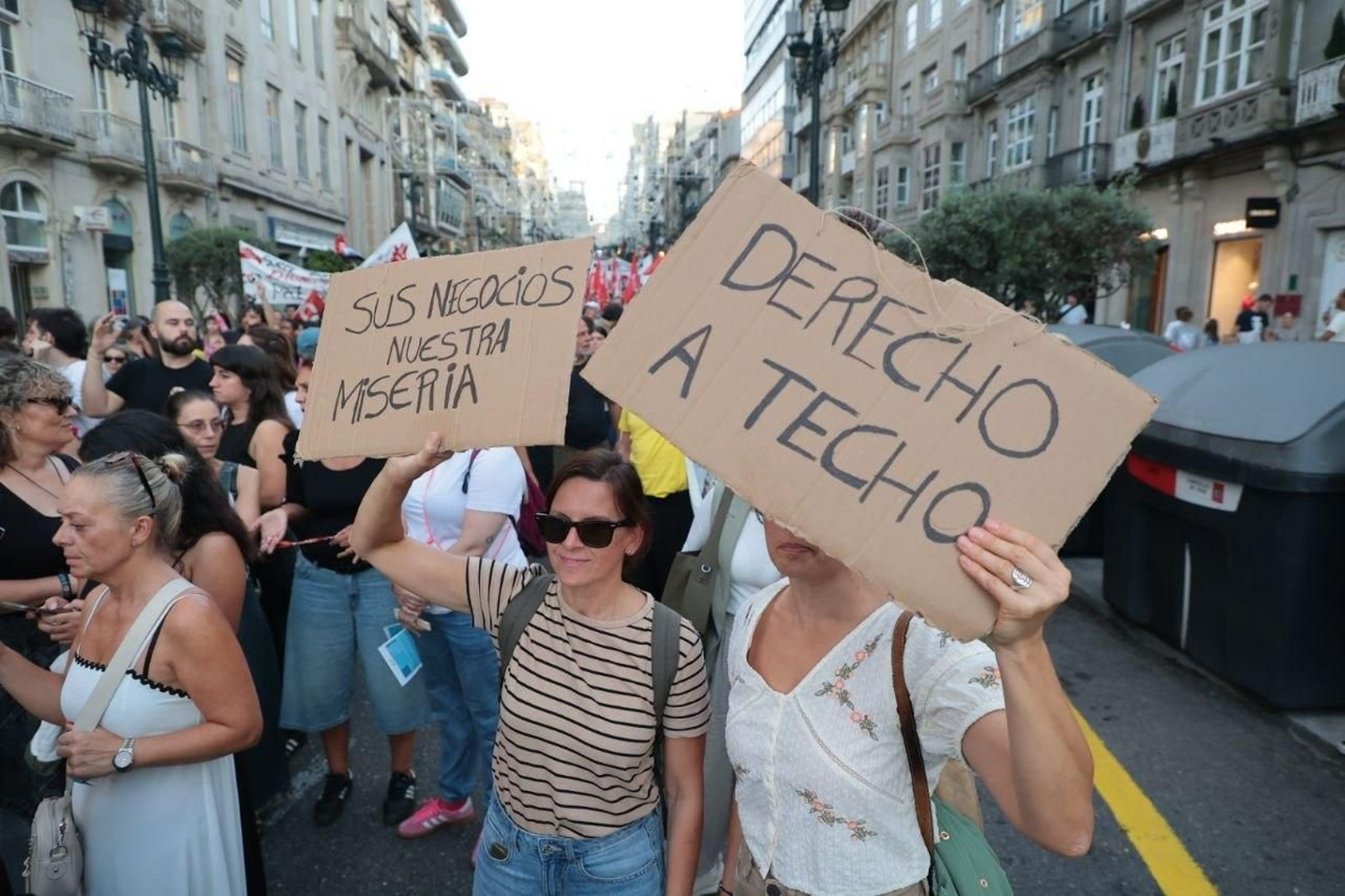 Galería | Vigo se suma a las protestas por una vivienda digna