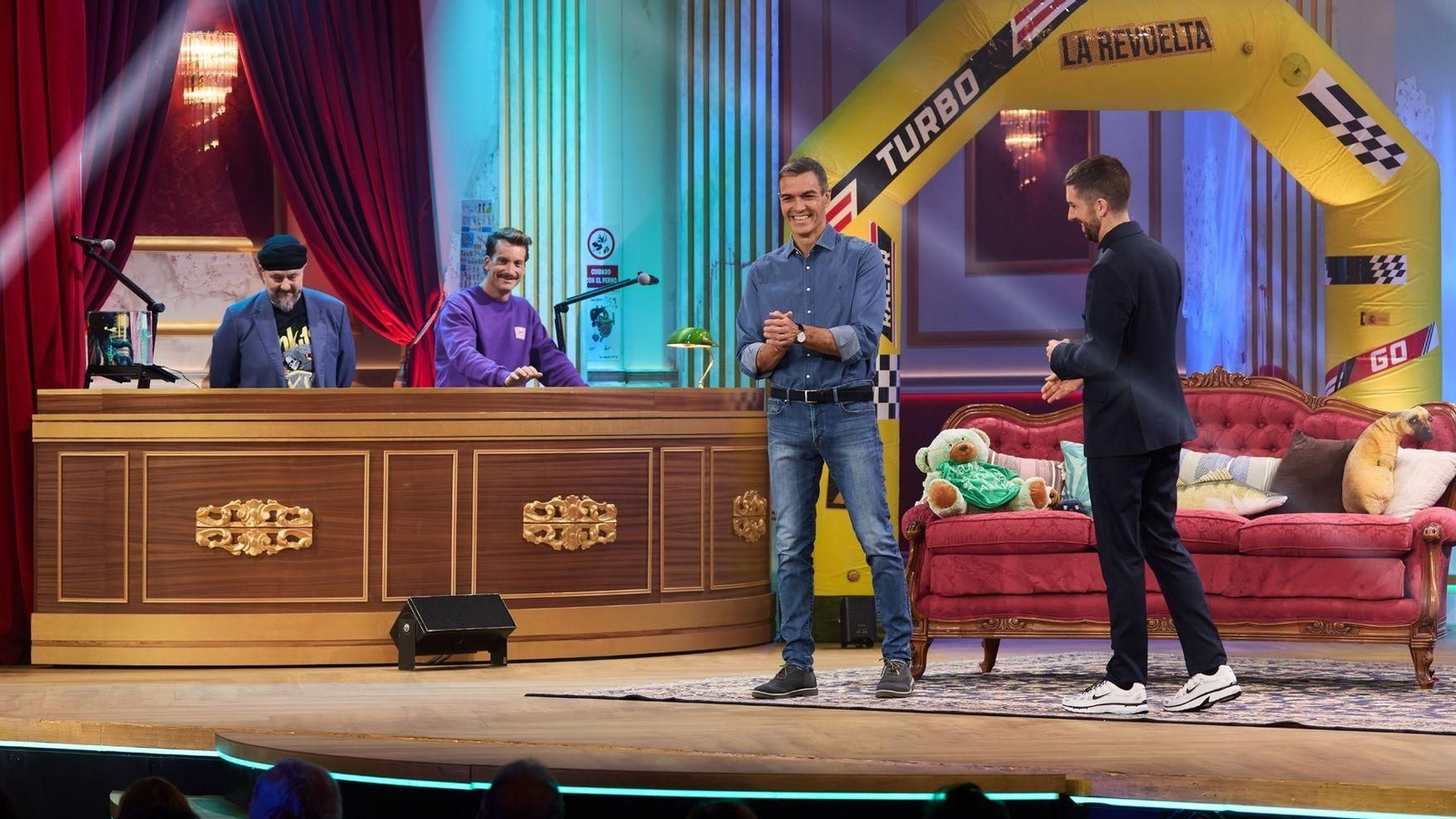 Pedro Sánchez en 'La Revuelta'.
