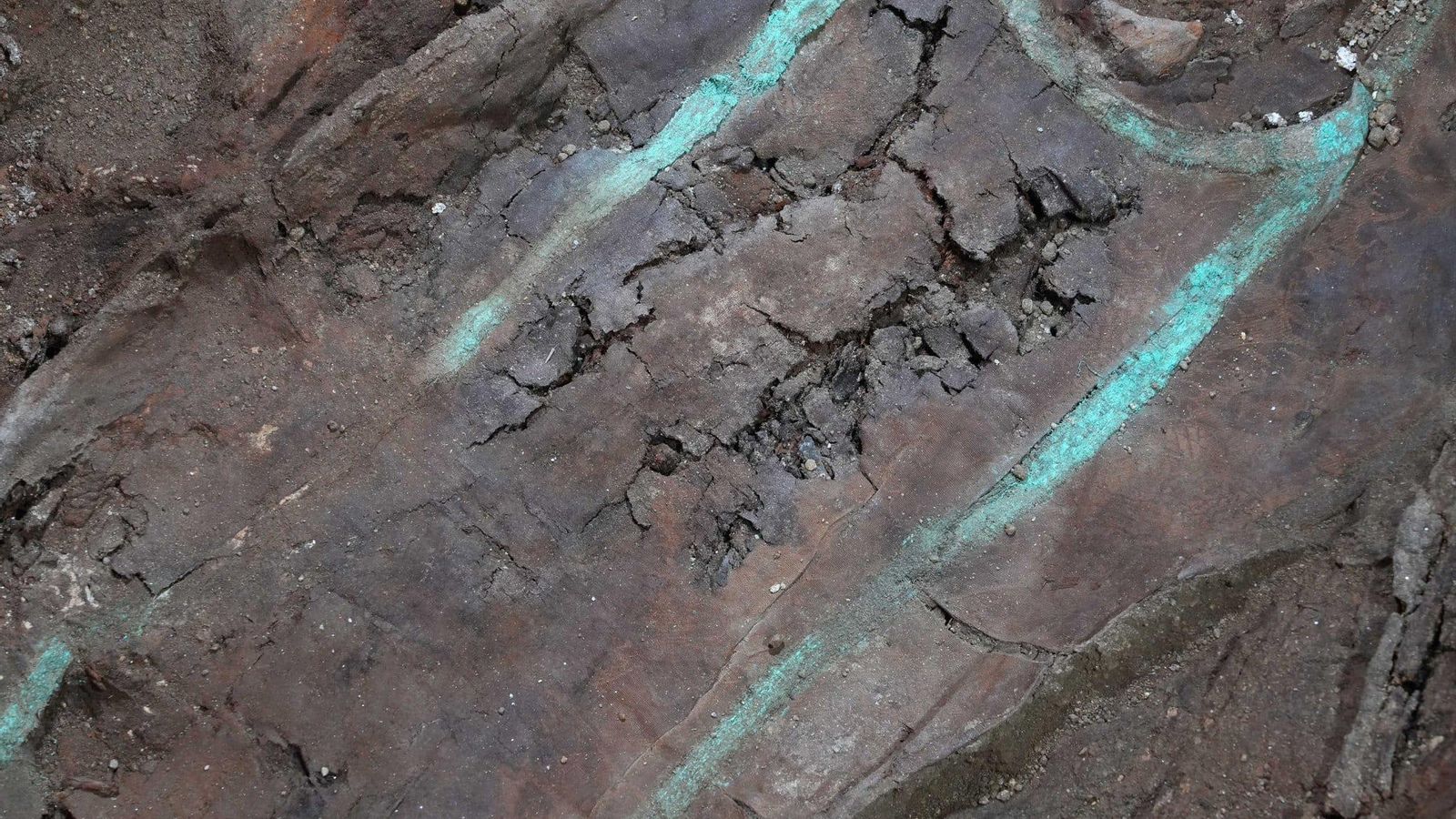 Una de las zonas de las excavaciones donde se produjo el hallazgo.