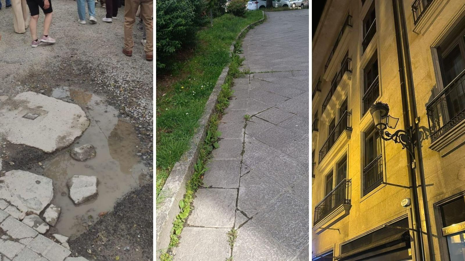 Estas son algunas de las denuncias que nos envían los vecinos de Ourense.