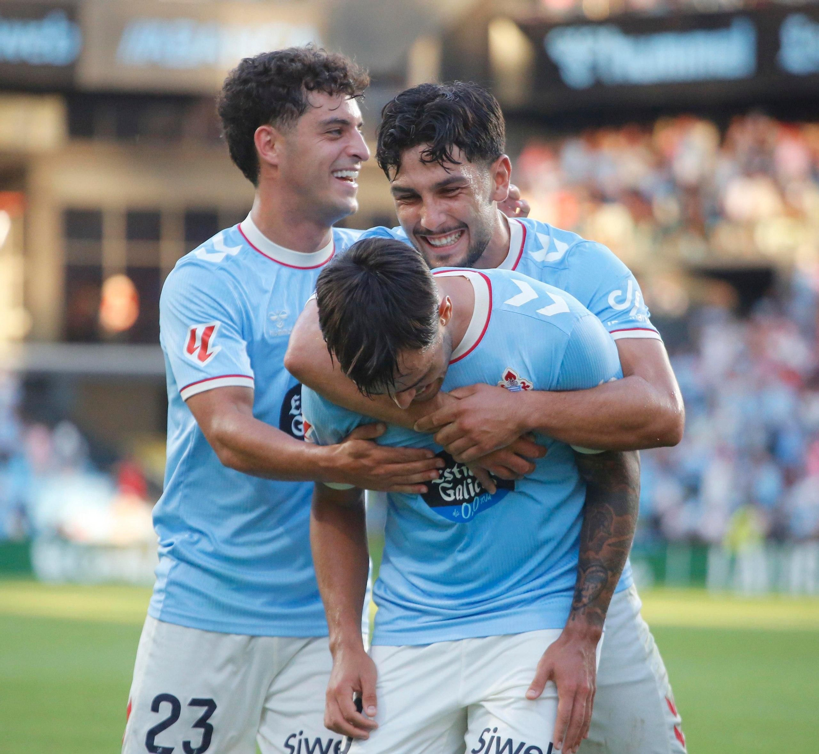 Galería | El partido entre Celta y Racing de Santander, en imágenes
