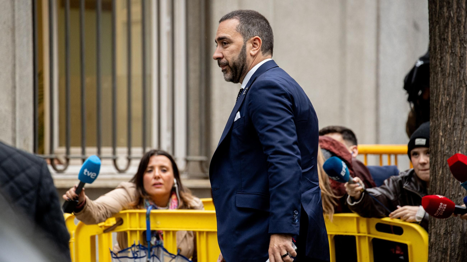 El empresario Víctor de Aldama a su llegada al Tribunal Supremo.