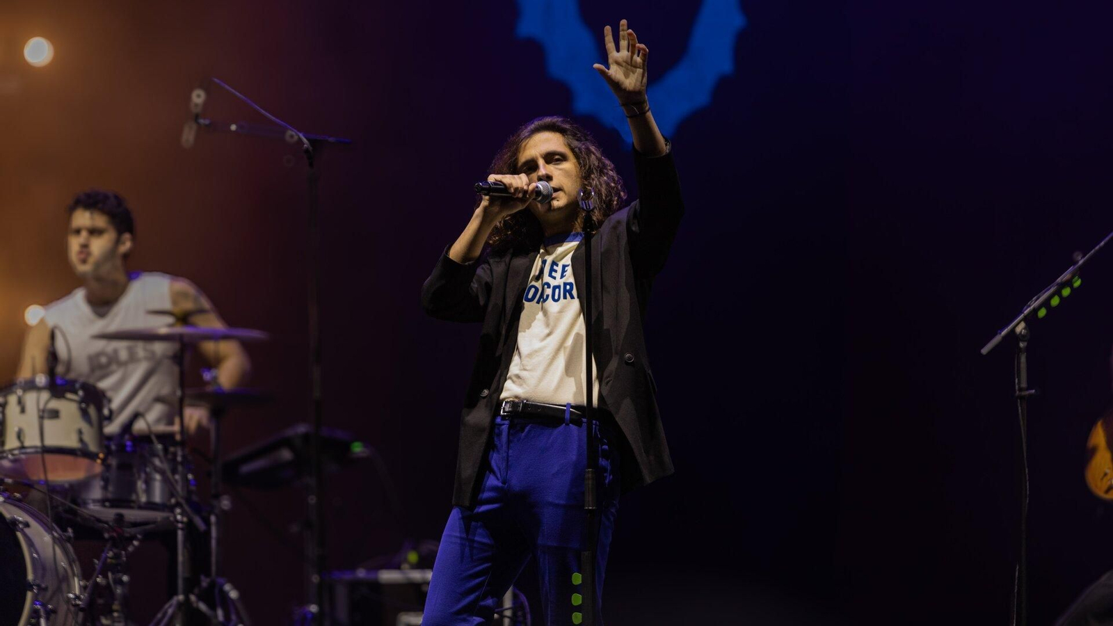 Antonio García, líder de Arde Bogotá, en un concierto reciente. // Val Miñor Visual