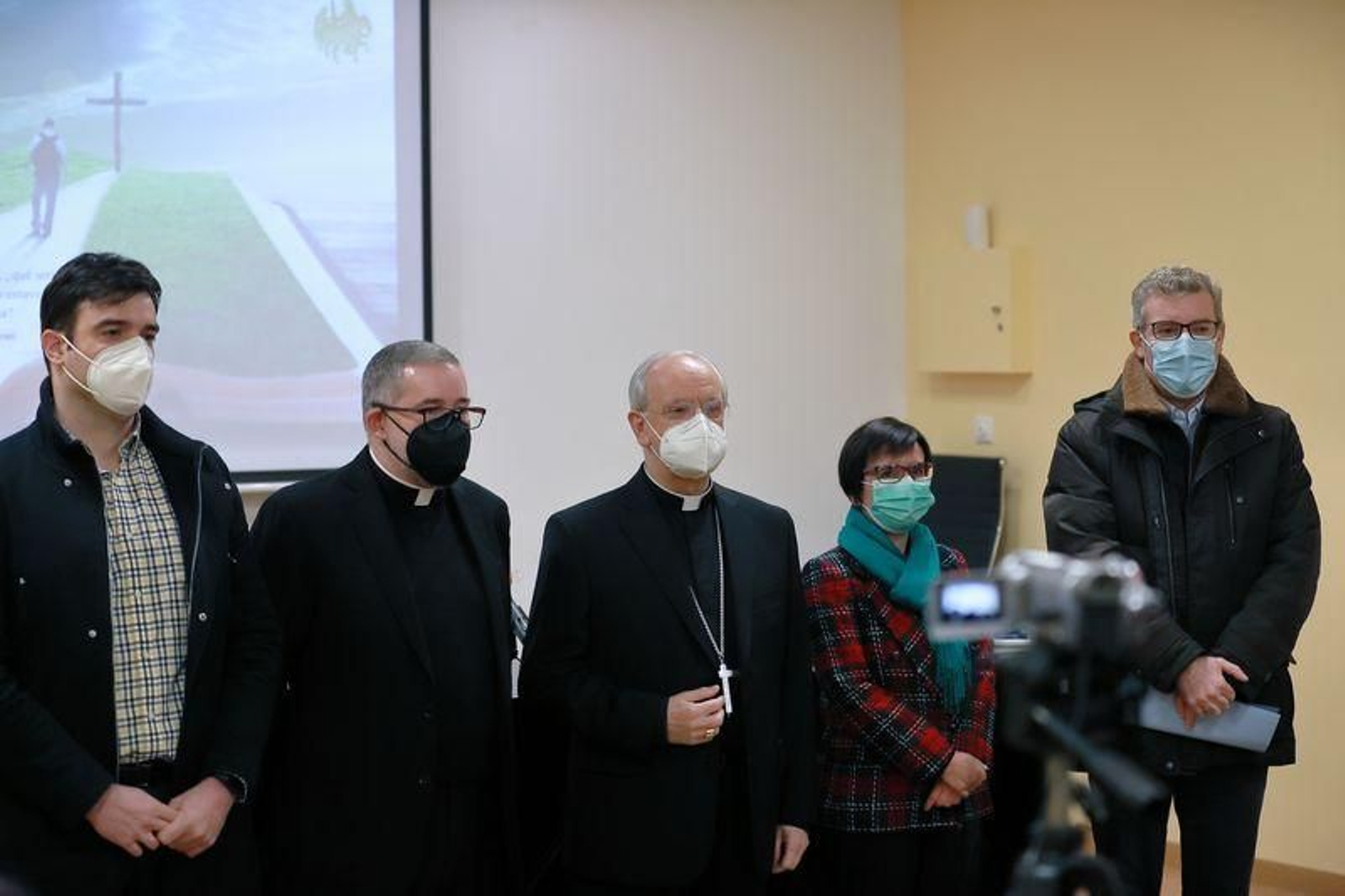Jorge Gamazo, Raúl Alfonso, Leonardo Lemos, Isabel Rivero, Daniel Argiz, en la presentación de la memoria (JOSÉ PAZ).
