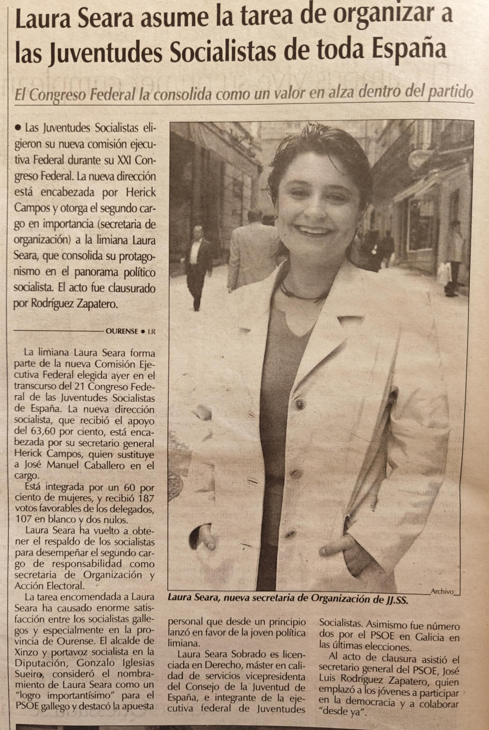 Noticias escaneadas del periódico La Región del 21 de noviembre del 2000