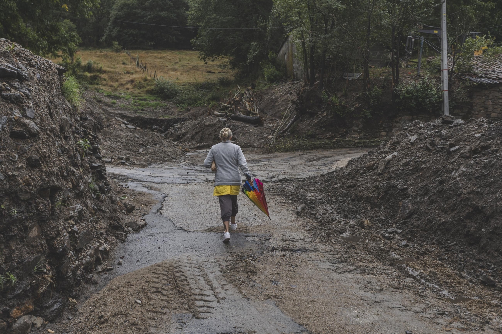 Galería | Viana do Bolo vuelve revivir las riadas de junio tras las intensas lluvias