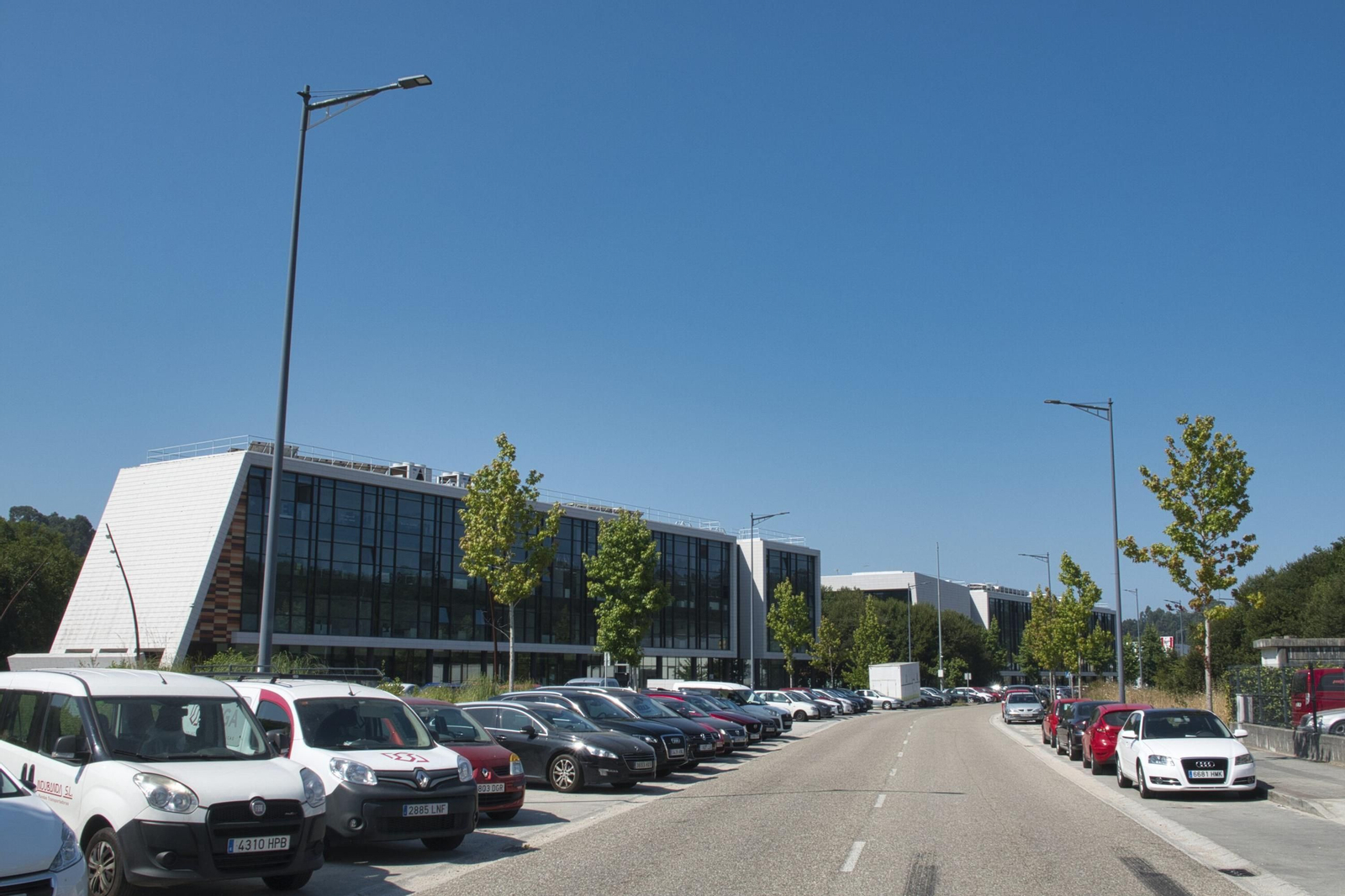 Egatel ha hecho una oferta por las últimas parcelas del área tecnológica de Porto do Molle, en Nigrán.