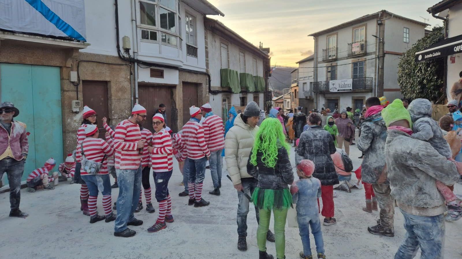 A Picota, totalmente cuberta de branco.