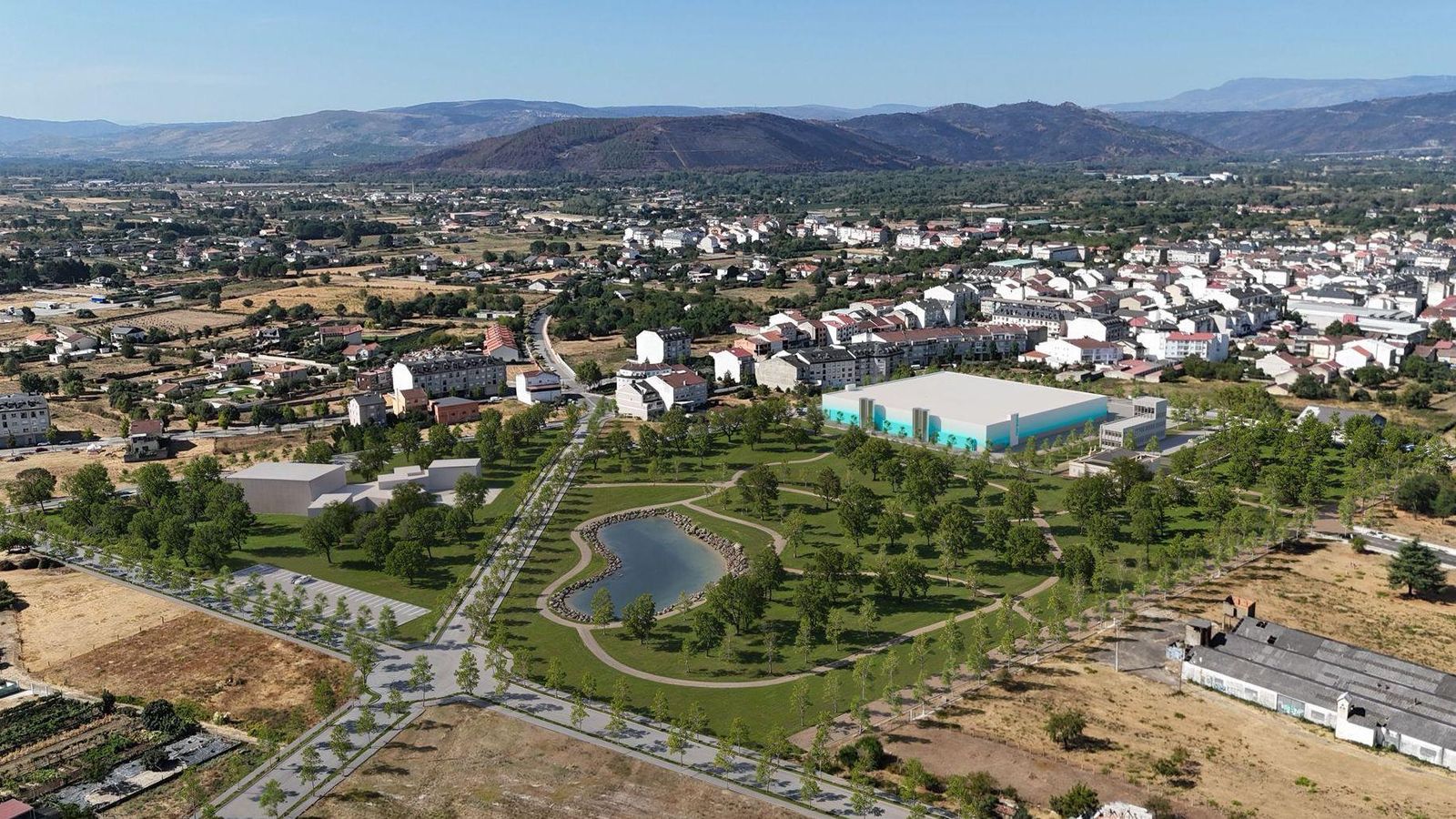 Imagen del proyecto de parque y urbanización de Fontenova.