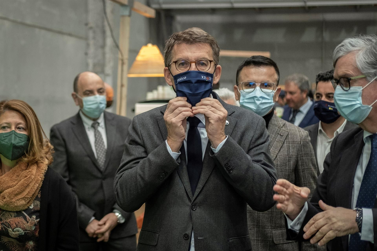 El presidente de la Xunta, Alberto Núñez Feijóo