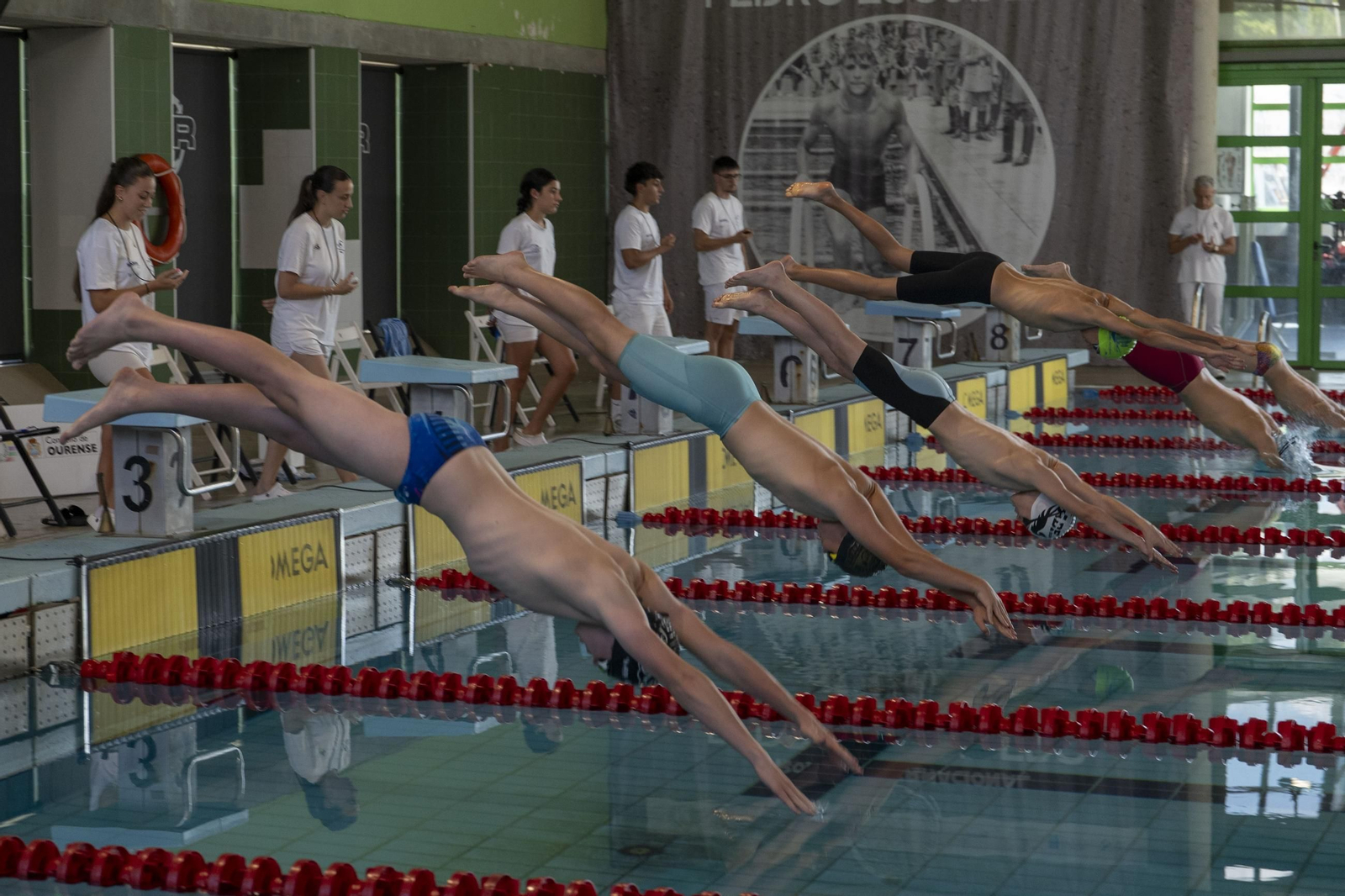 El CN Pabellón logra un triplete de alegrías en casa durante el Campeonato Gallego de natación