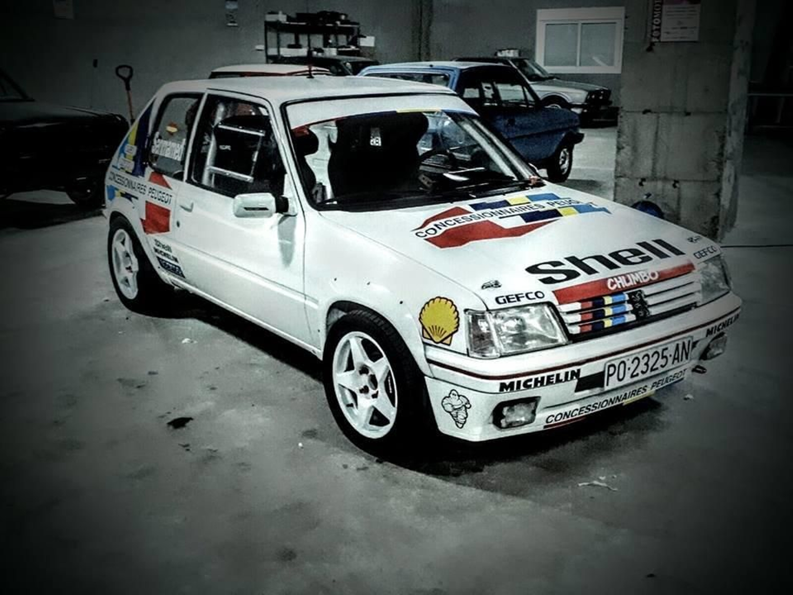 El vehículo sustraido en Ourense. (Foto: FB Escudería Barbadás)