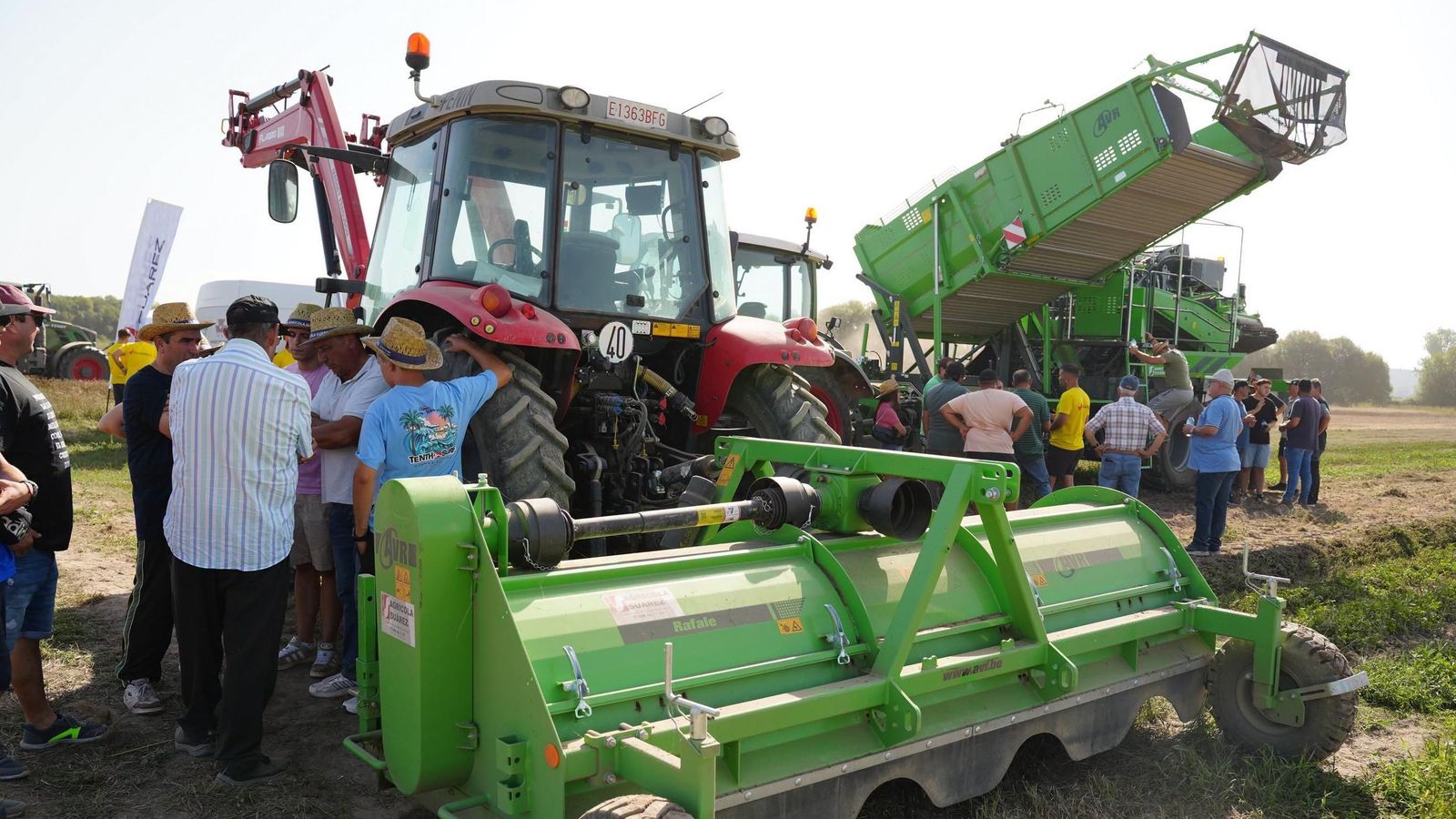 La finca del Inorde acogió la nueva demostración de maquinaria Demoalimagro.
