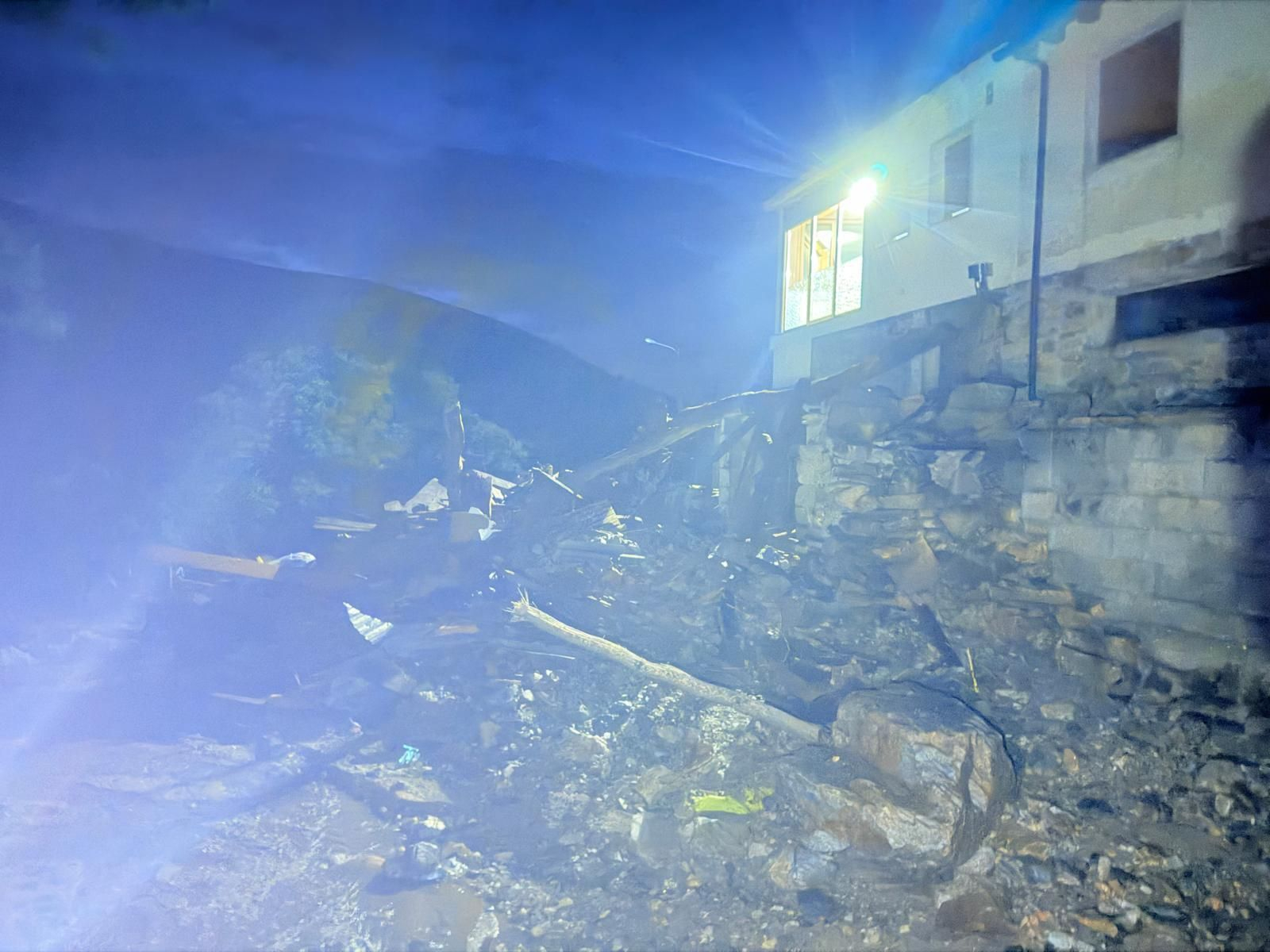 Galería | A Bouza, en Viana, zona cero de la destrucción en la provincia de Ourense por las lluvias torrenciales