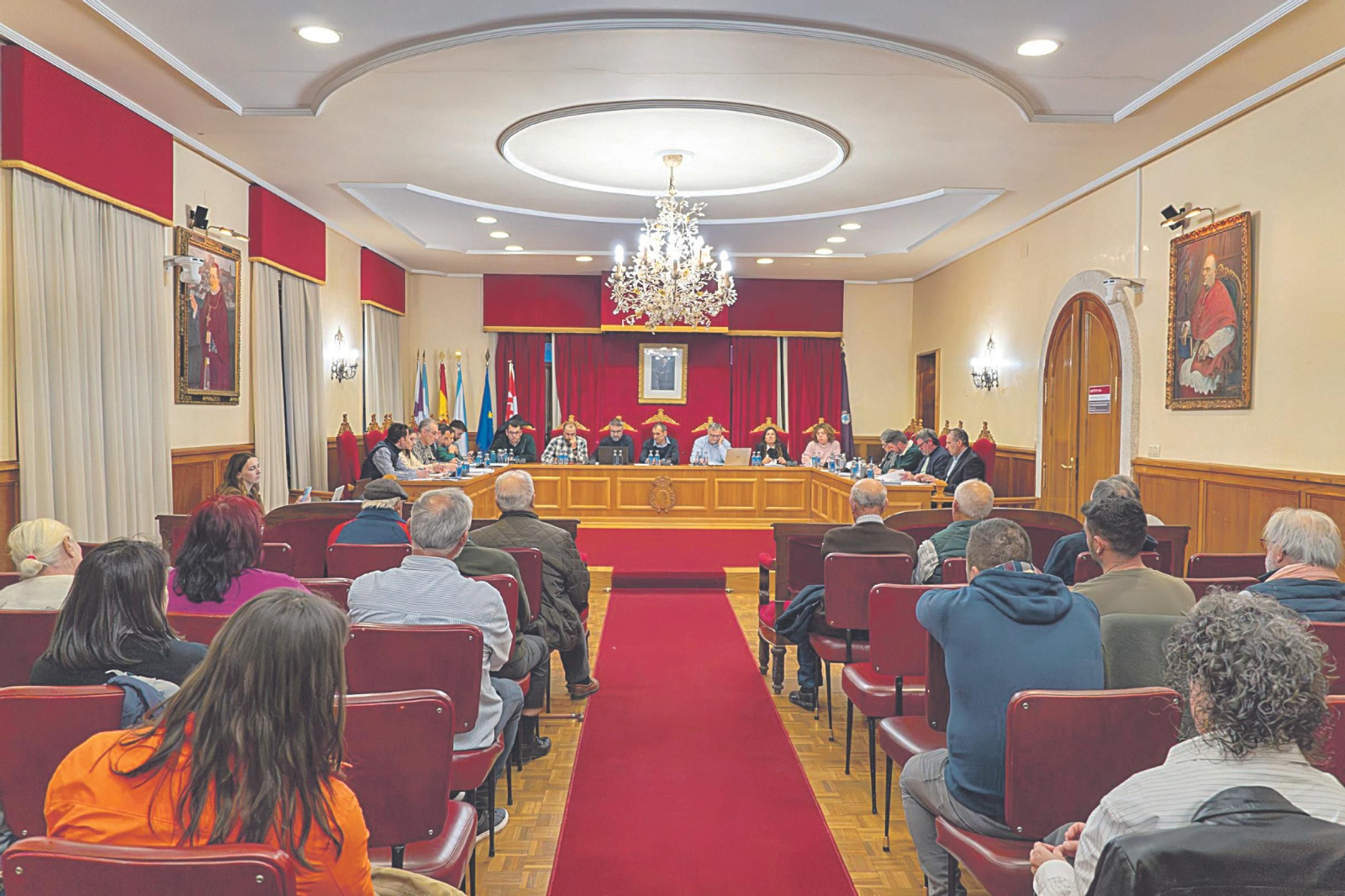 Un momento del pleno en el que se aprobaron los presupuestos de este año.