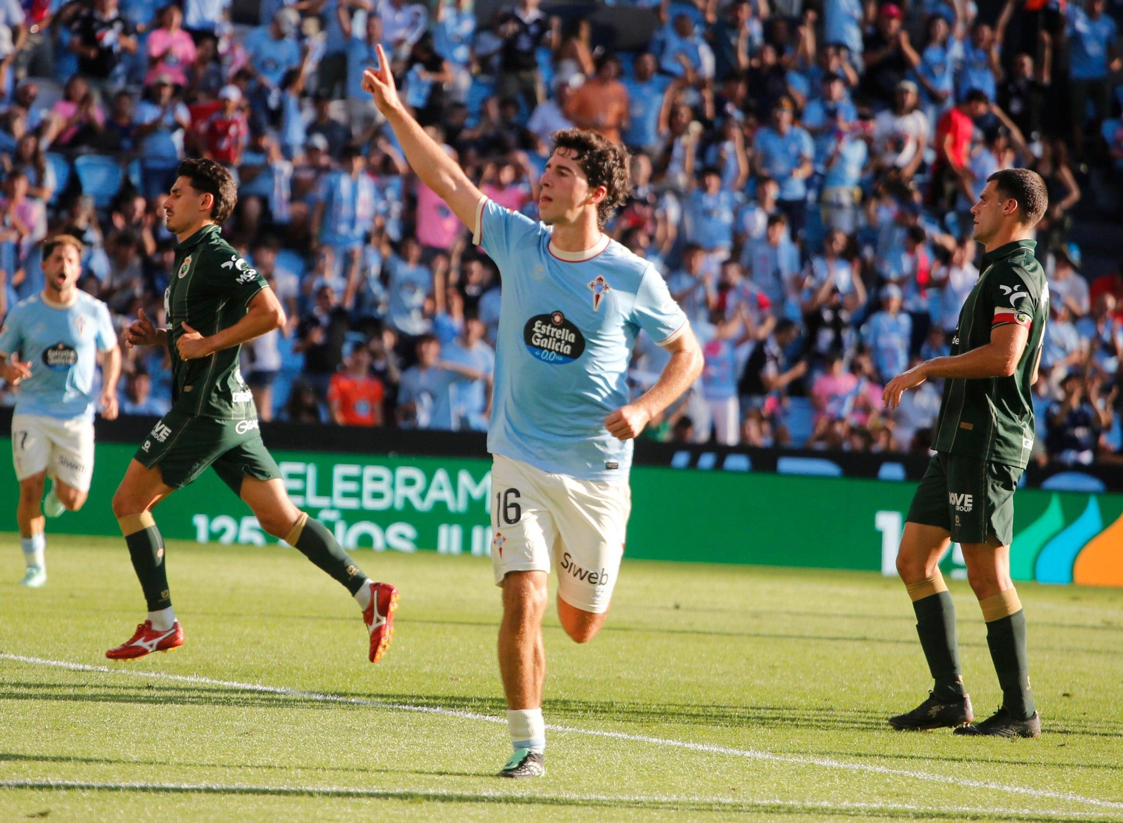 Galería | El partido entre Celta y Racing de Santander, en imágenes
