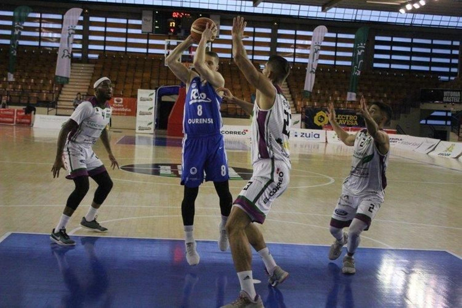 Imagen del partido ante Araberri.