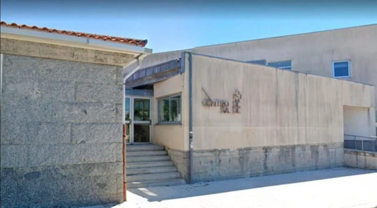 Actual ambulario de Baltar, situado en Portonovo (Sanxenxo).