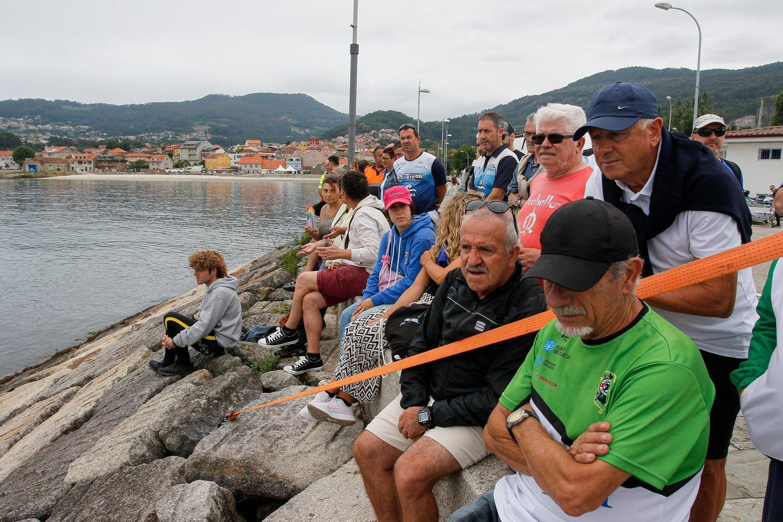 Bandera de Samertolameu de traineras.