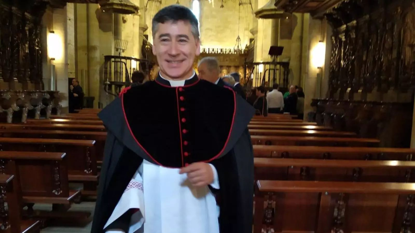 José Vidal, párroco de la Concatedral, que oficiará la ceremonia.