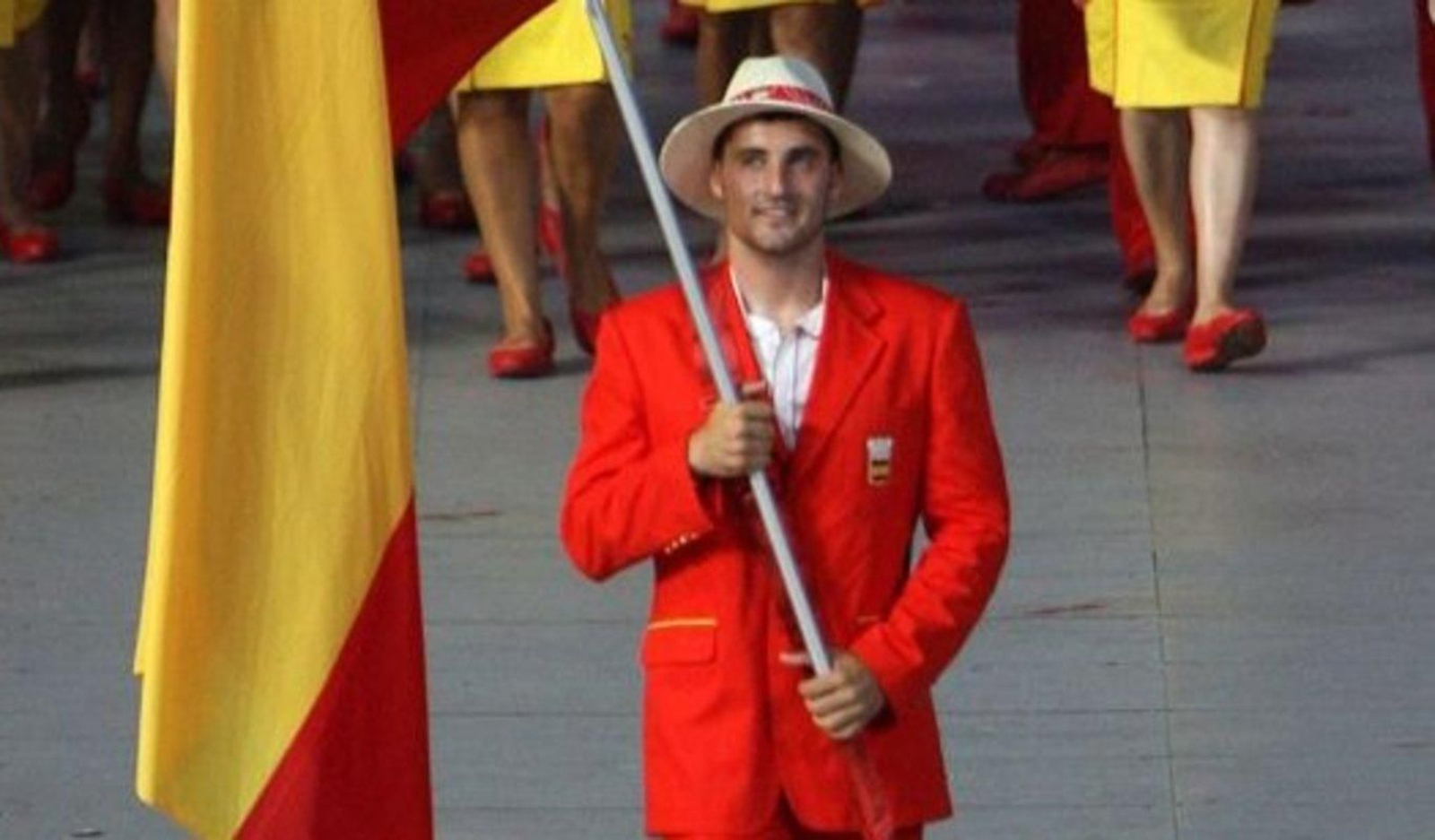 David Cal fue el abanderado en 2004 (Atenas).