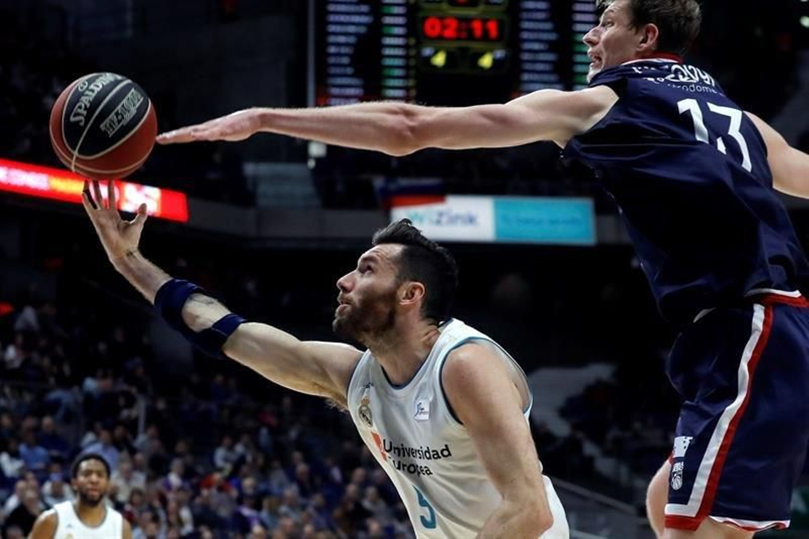 El escolta del Real Madrid, Rudy Fernández (i)