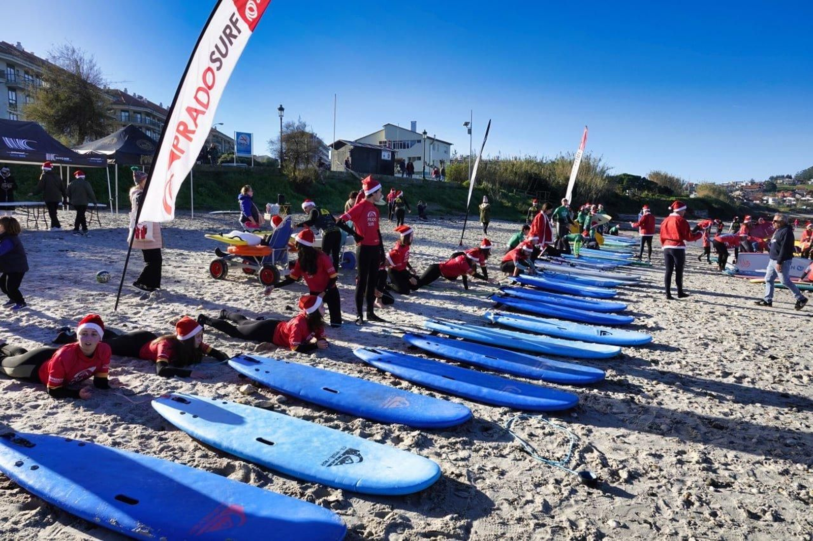 Papanoelada surfera en Patos.