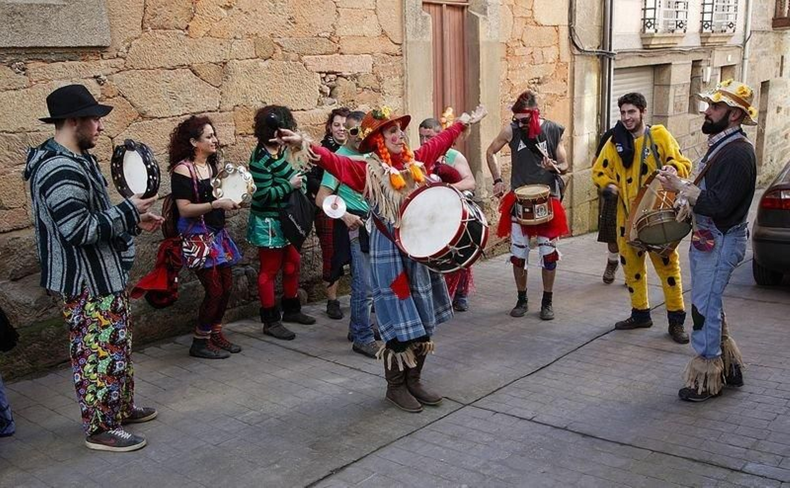OURENSE. 25.02.2017. LAZA, AMBIENTE SABADO DE ENTROIDO. FOTO: MIGUEL ANGEL