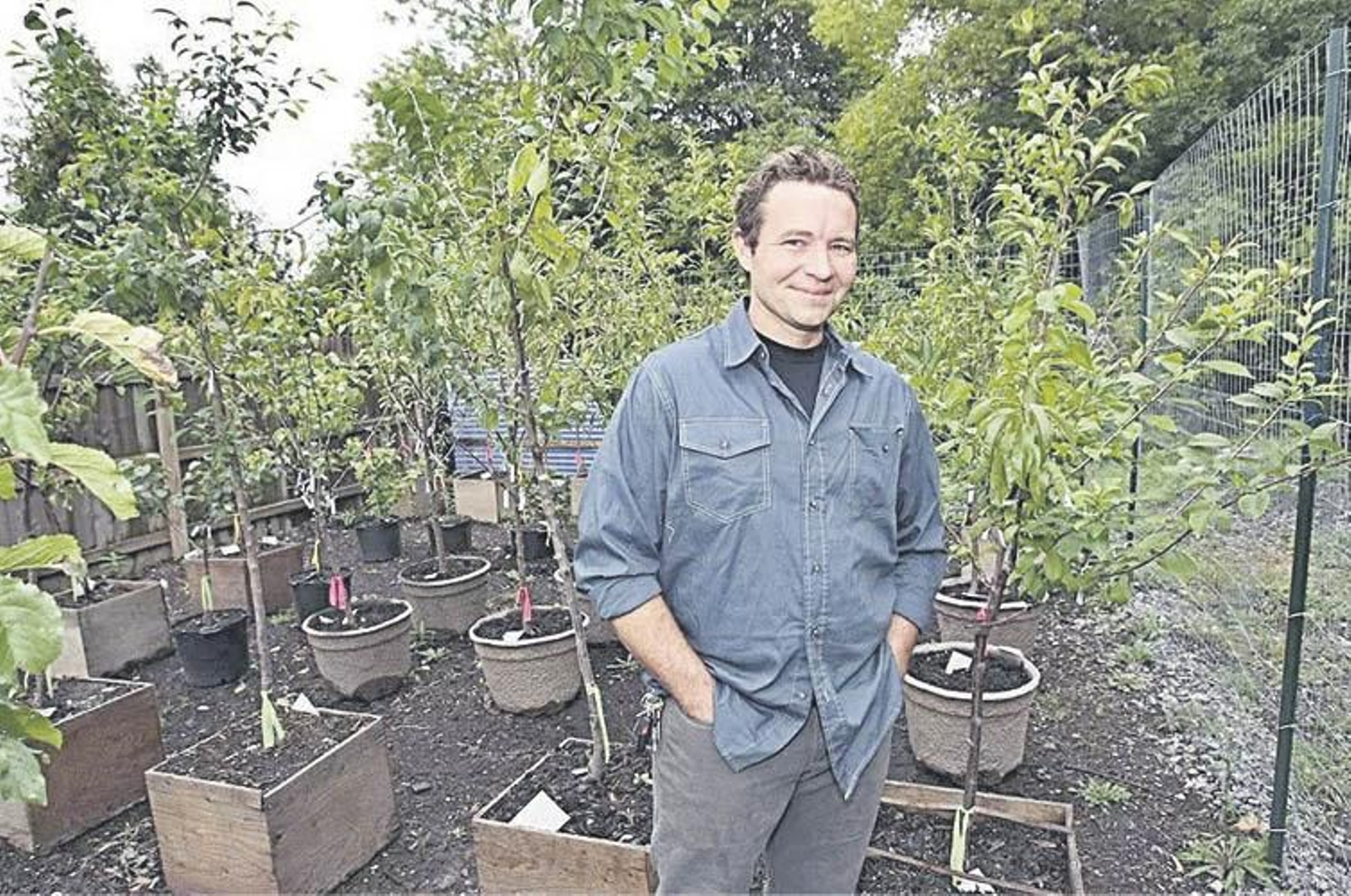 El profesor de arte Sam Van Aken.