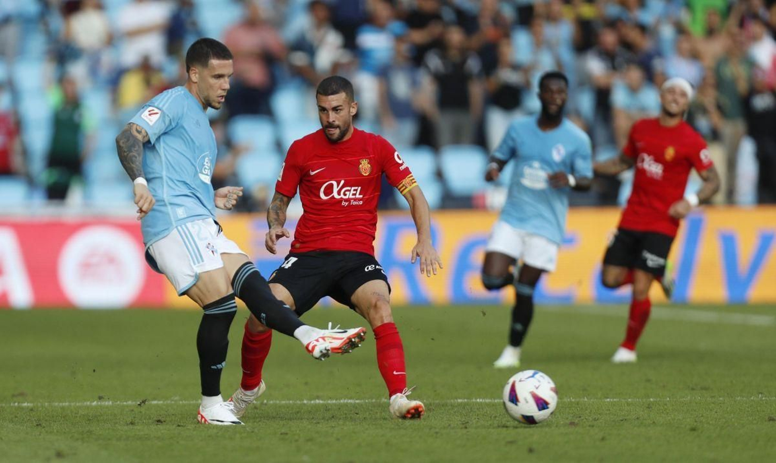 Celta y Mallorca son dos de los protagonistas de estos mediocres números en la zona baja.