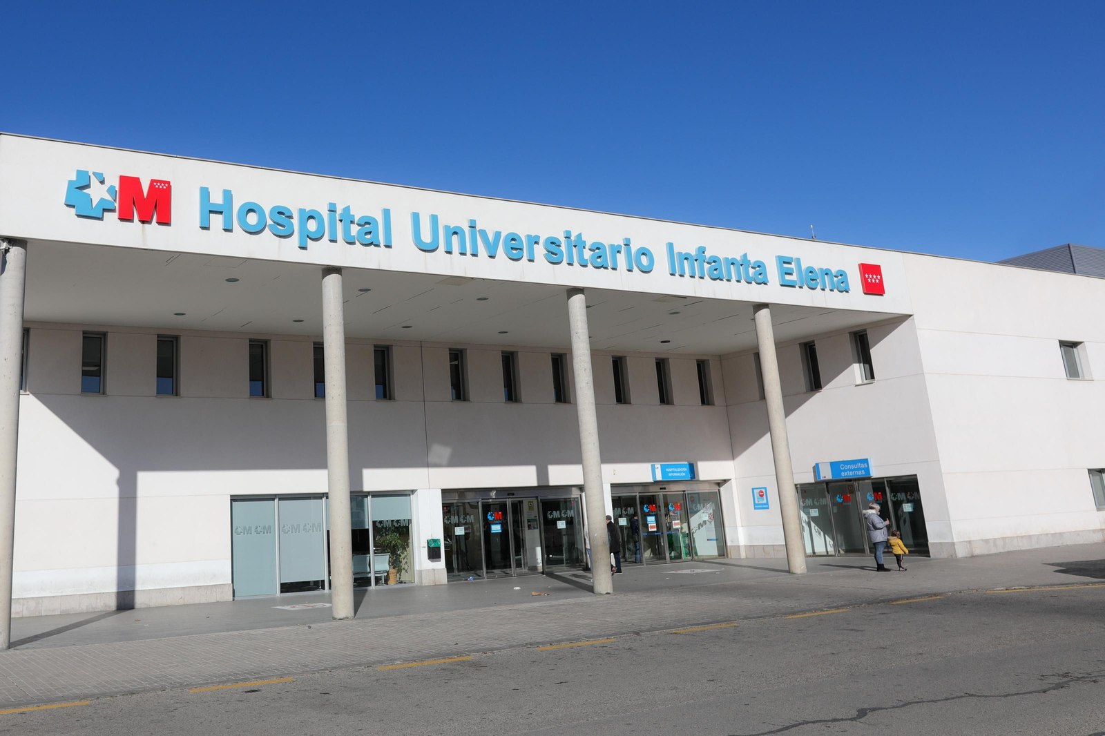 Fachada del Hospital Universitario Infanta Elena ubicado en Valdemoro (Madrid)