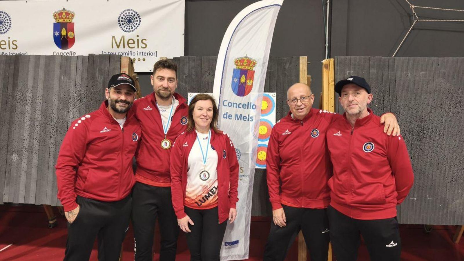 El Club Lumelar no se perdió la doble cita en tierras pontevedresas.