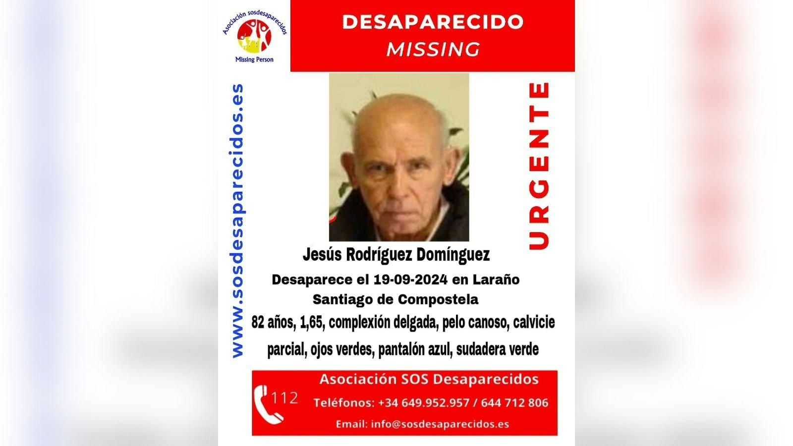 Desaparecido en Santiago de Compostela.