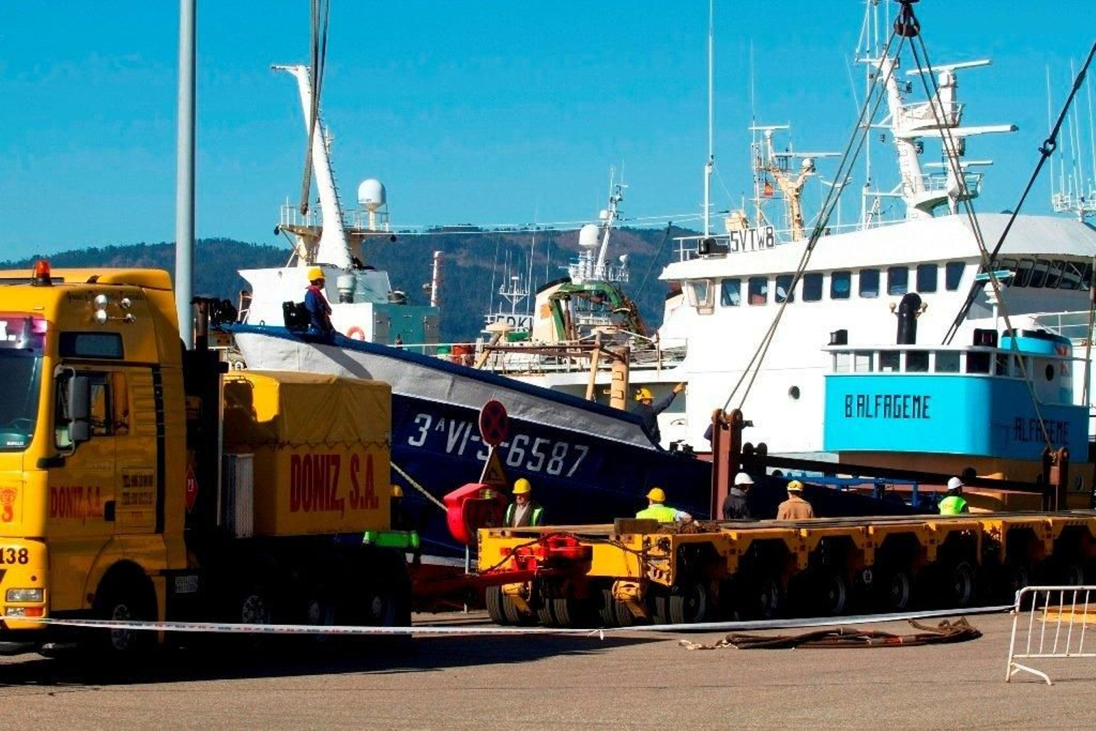 Traslado del barco Foto Lanfoco 03