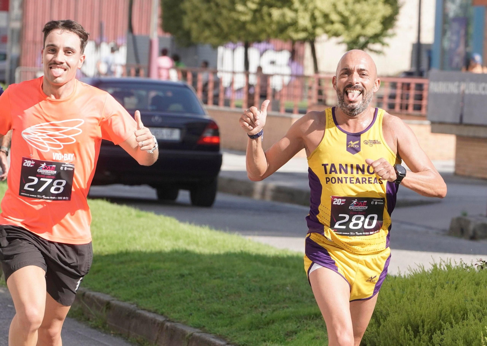 Galería | O Porriño une deporte y trabajo en una carrera multitudinaria