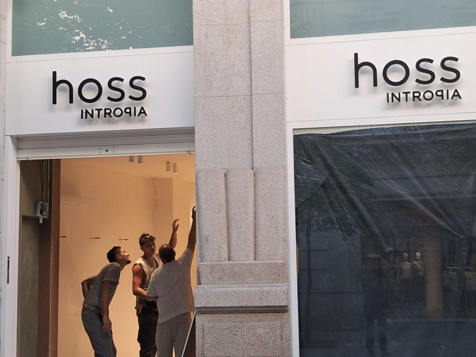 Hoss Intropia se prepara para abrir en la calle del Paseo