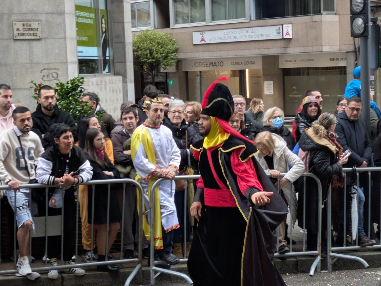 Disfraces del desfil.